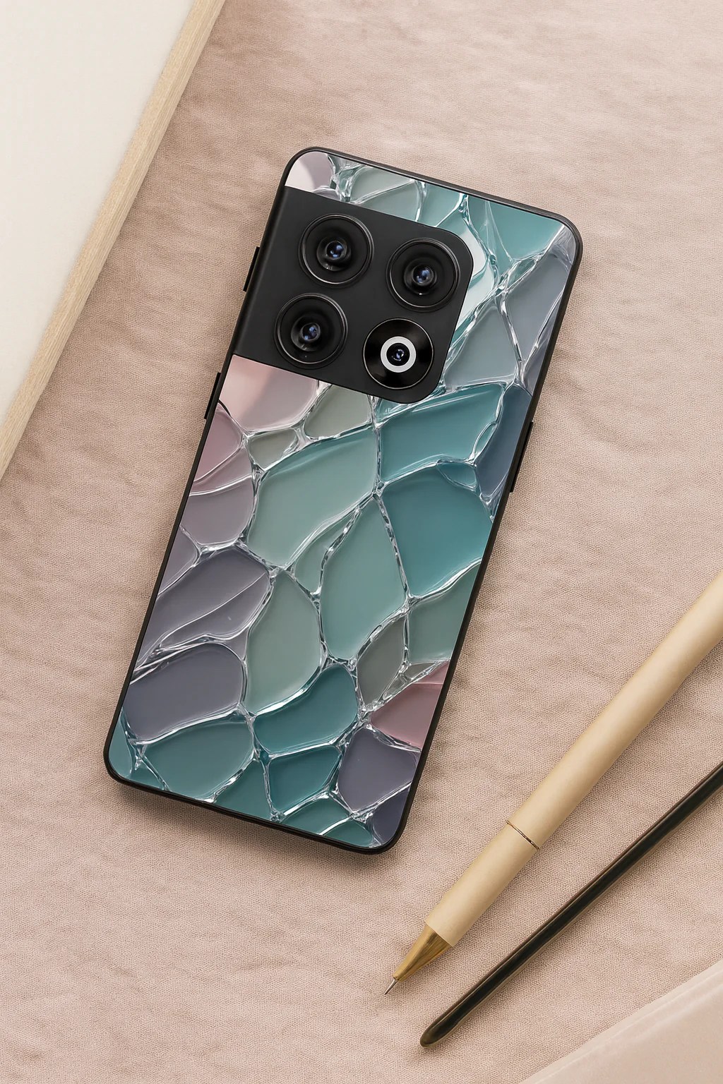Ocean Glaze Glass Back Cover For One Plus 13, 12, 11, 10, Nord Series - Image 2