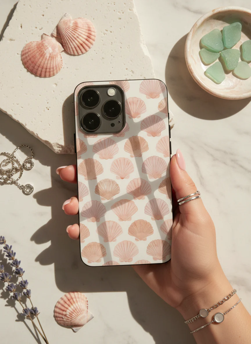 Ocean Whisper Premium Glass Back Cover For iPhone 11-17 Models - Image 10
