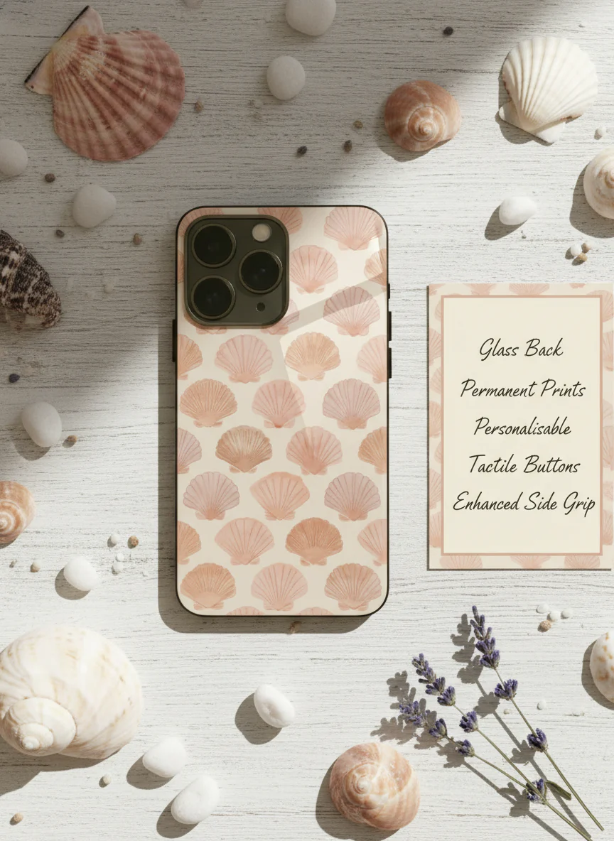 Ocean Whisper Premium Glass Back Cover For iPhone 11-17 Models - Image 11
