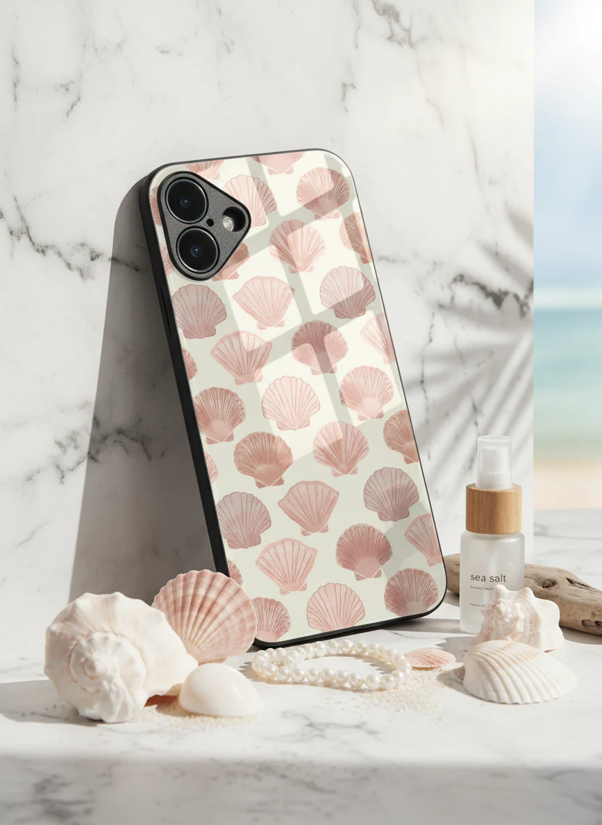 Ocean Whisper Premium Glass Back Cover For iPhone 11-17 Models - Image 12