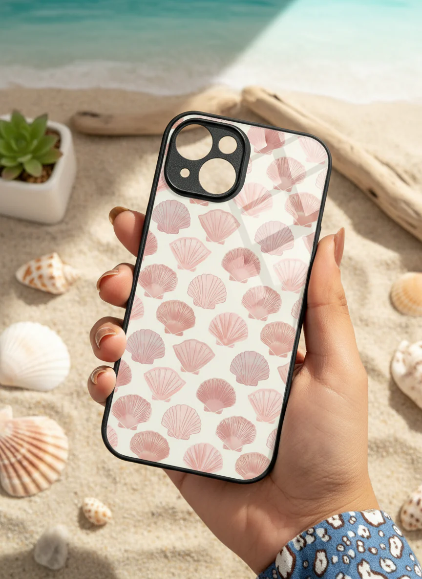 Ocean Whisper Premium Glass Back Cover For iPhone 11-17 Models - Image 14
