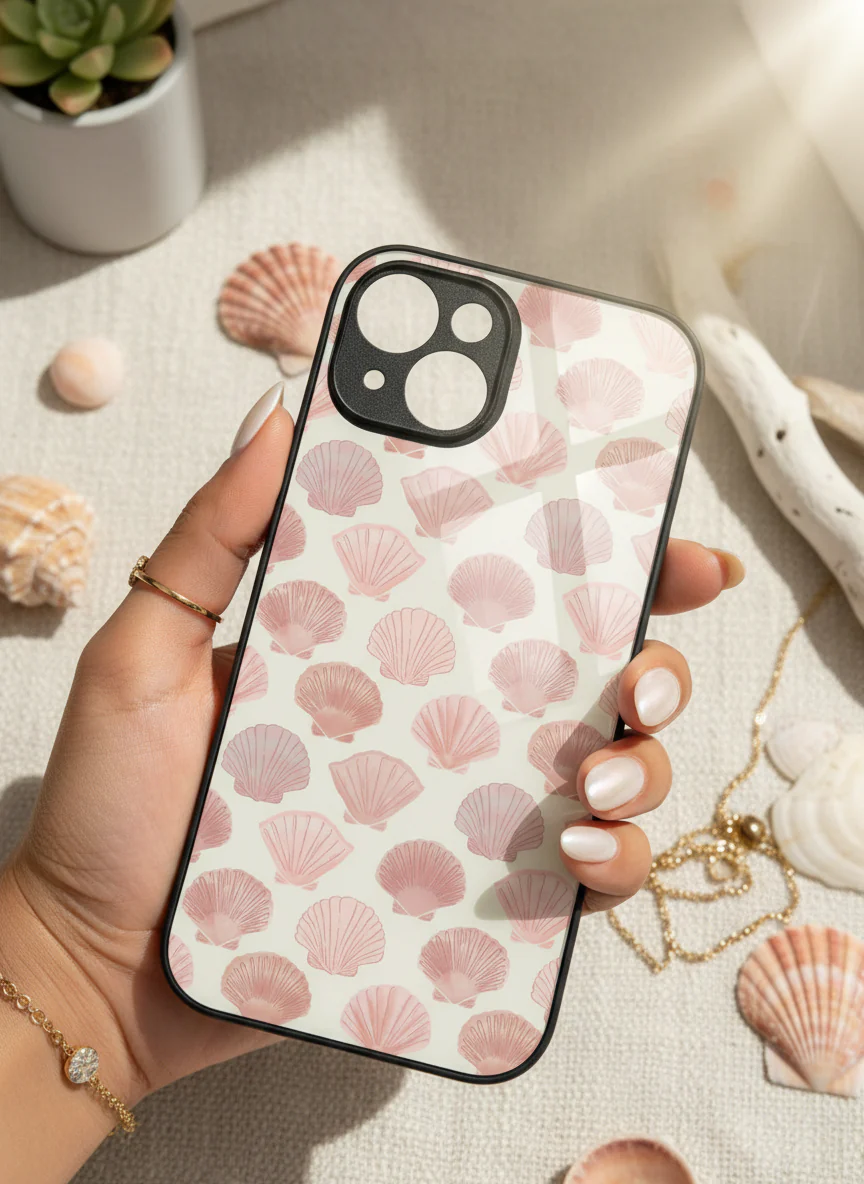 Ocean Whisper Premium Glass Back Cover For iPhone 11-17 Models - Image 7