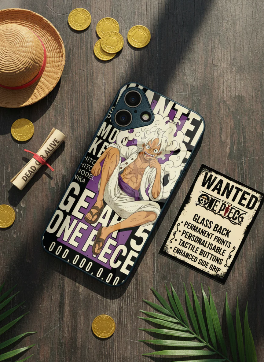 One Piece FAN Premium Glass Back Cover For iPhone 11-17 Models - Image 10