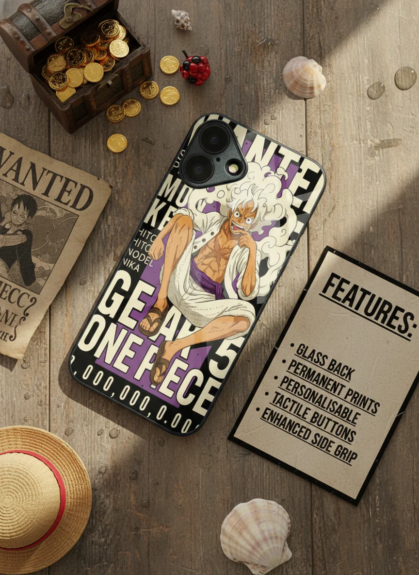 One Piece FAN Premium Glass Back Cover For iPhone 11-17 Models - Image 3