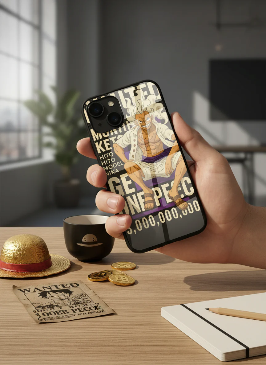 One Piece FAN Premium Glass Back Cover For iPhone 11-17 Models - Image 4