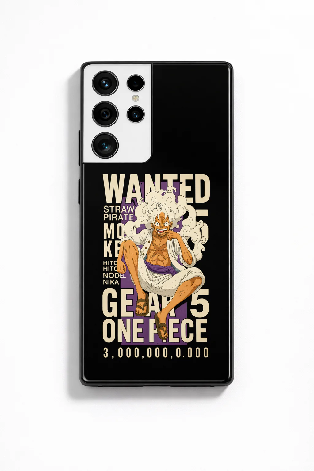 One Piece FAN Premium Glass Back Cover For Galaxy S, A, M & F Series - Image 3