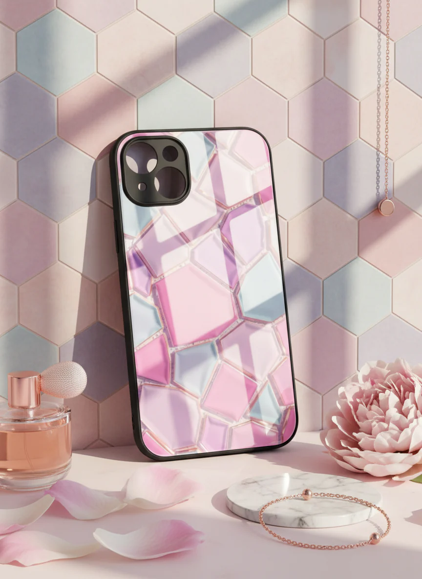 Opaline Glow Premium Glass Back Cover For iPhone 11-17 Models - Image 3