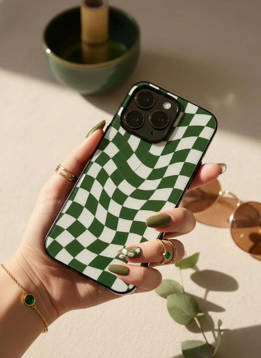 Optic Flow Premium Glass Back Cover For iPhone 11-17 Models