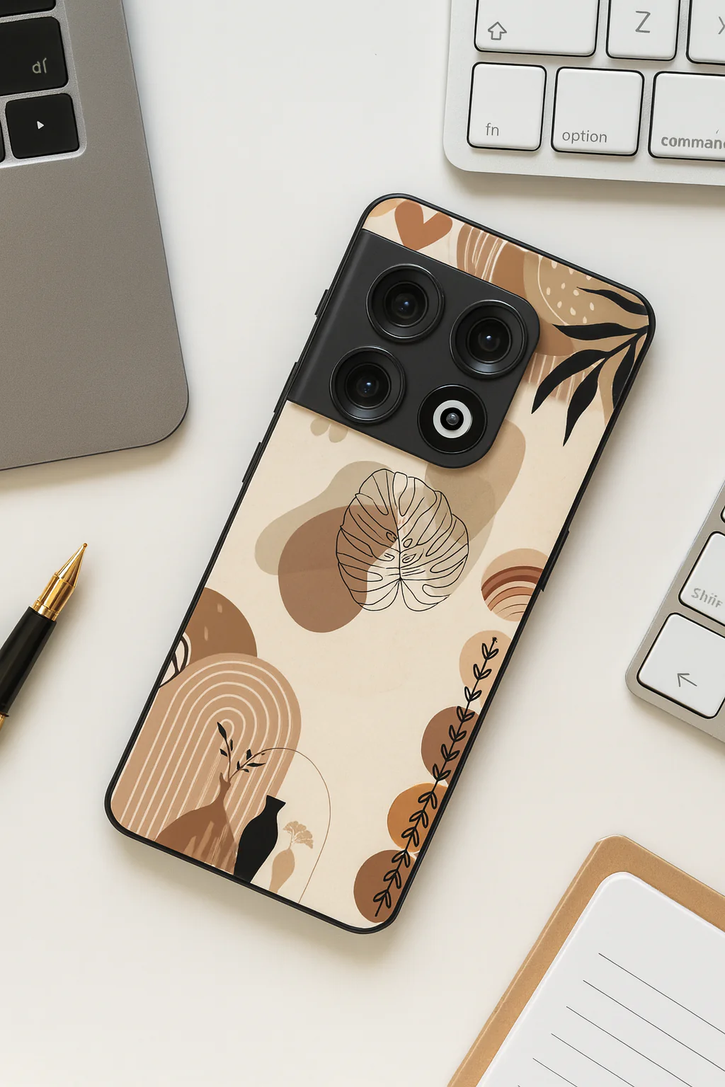 Organic Aura Glass Back Cover For One Plus 13, 12, 11, 10, Nord Series
