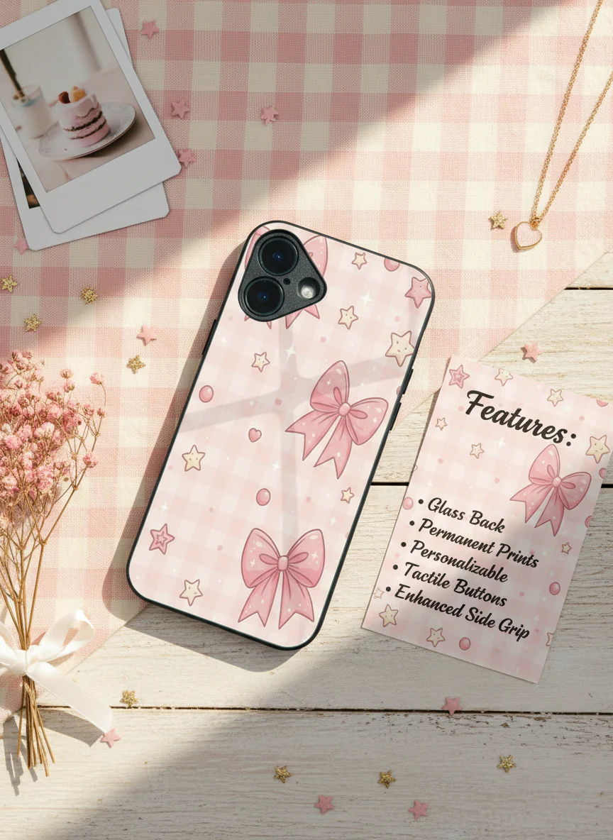 Pastel Charm Premium Glass Back Cover For iPhone 11-17 Models - Image 11