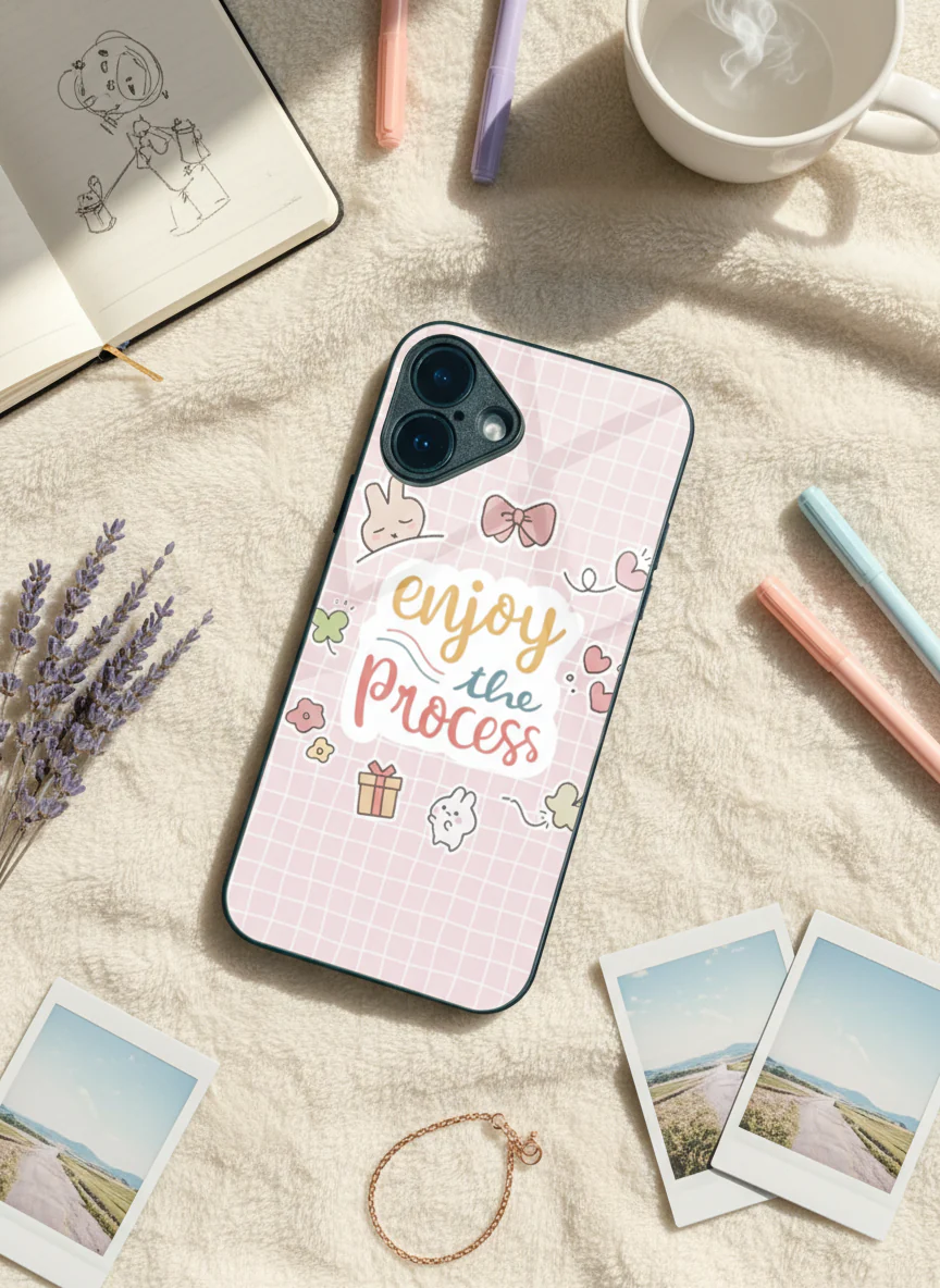 Pastel Process Premium Glass Back Cover For iPhone 11-17 Models - Image 11