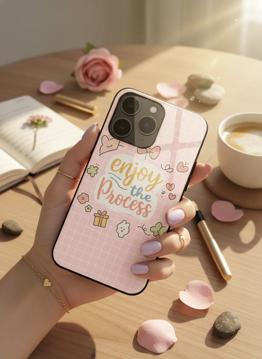 Pastel Process Premium Glass Back Cover For iPhone 11-17 Models - Image 13