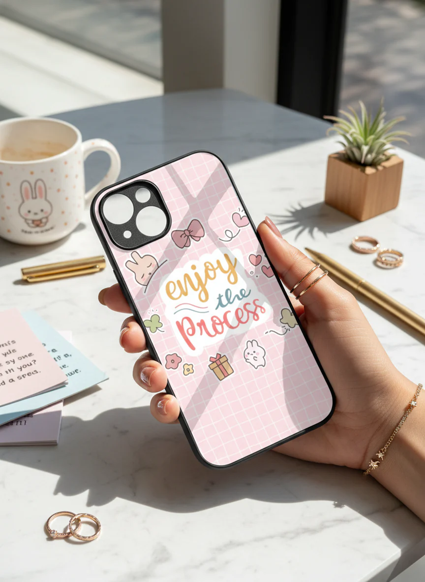 Pastel Process Premium Glass Back Cover For iPhone 11-17 Models - Image 14
