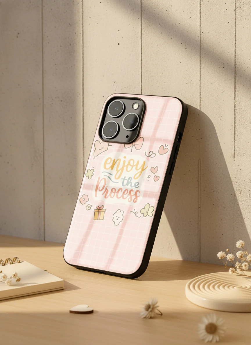 Pastel Process Premium Glass Back Cover For iPhone 11-17 Models - Image 3
