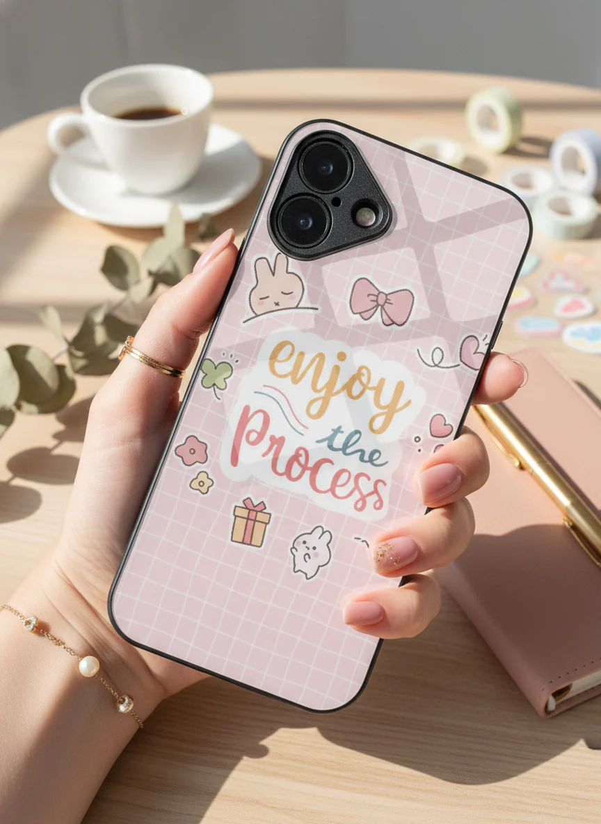 Pastel Process Premium Glass Back Cover For iPhone 11-17 Models - Image 4