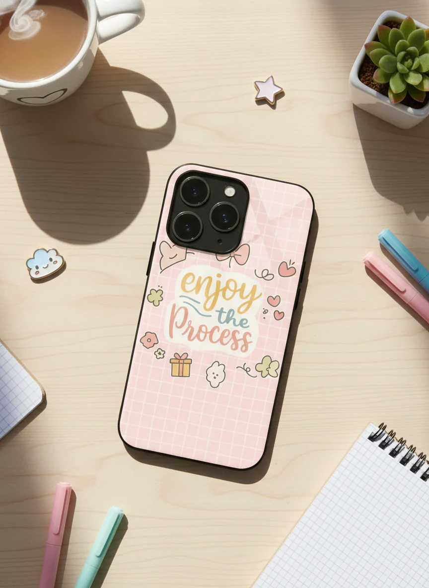 Pastel Process Premium Glass Back Cover For iPhone 11-17 Models - Image 5