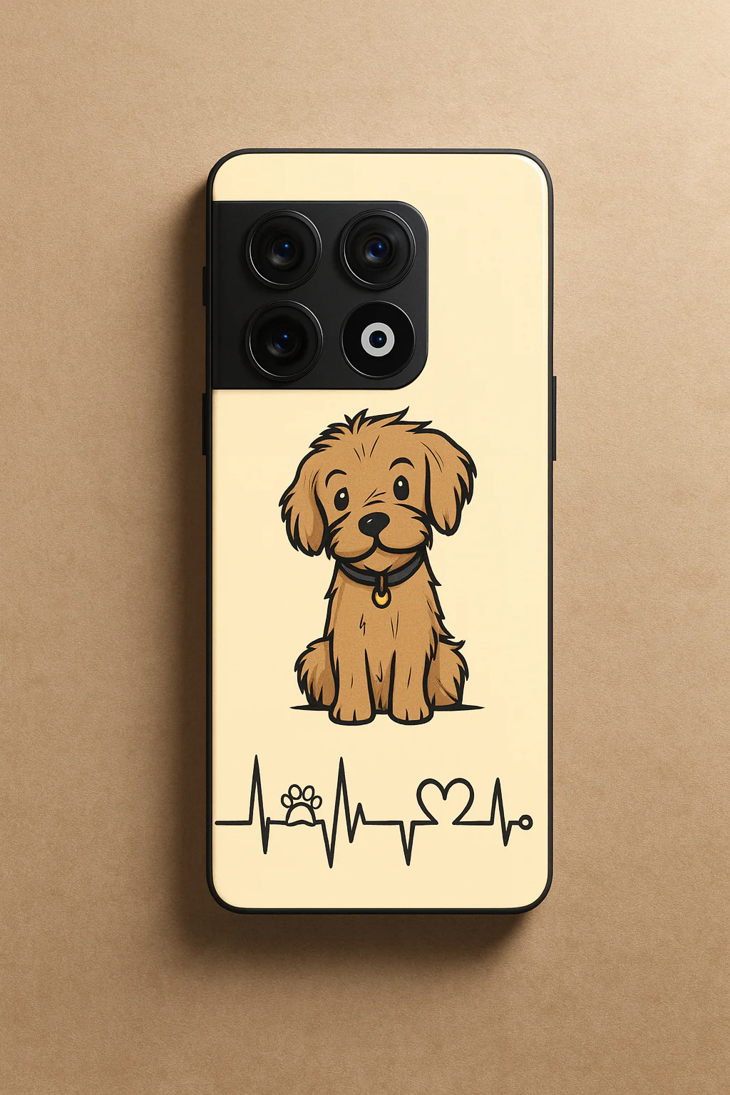 Pawfect Love Glass Back Cover For One Plus 13, 12, 11, 10, Nord Series - Image 5