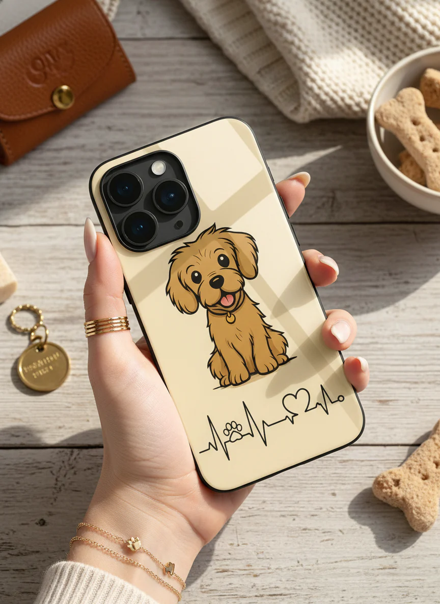 Pawfect Love Premium Glass Back Cover For iPhone 11-17 Models - Image 10