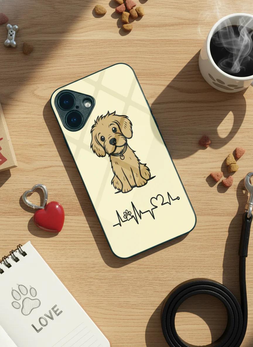 Pawfect Love Premium Glass Back Cover For iPhone 11-17 Models - Image 14
