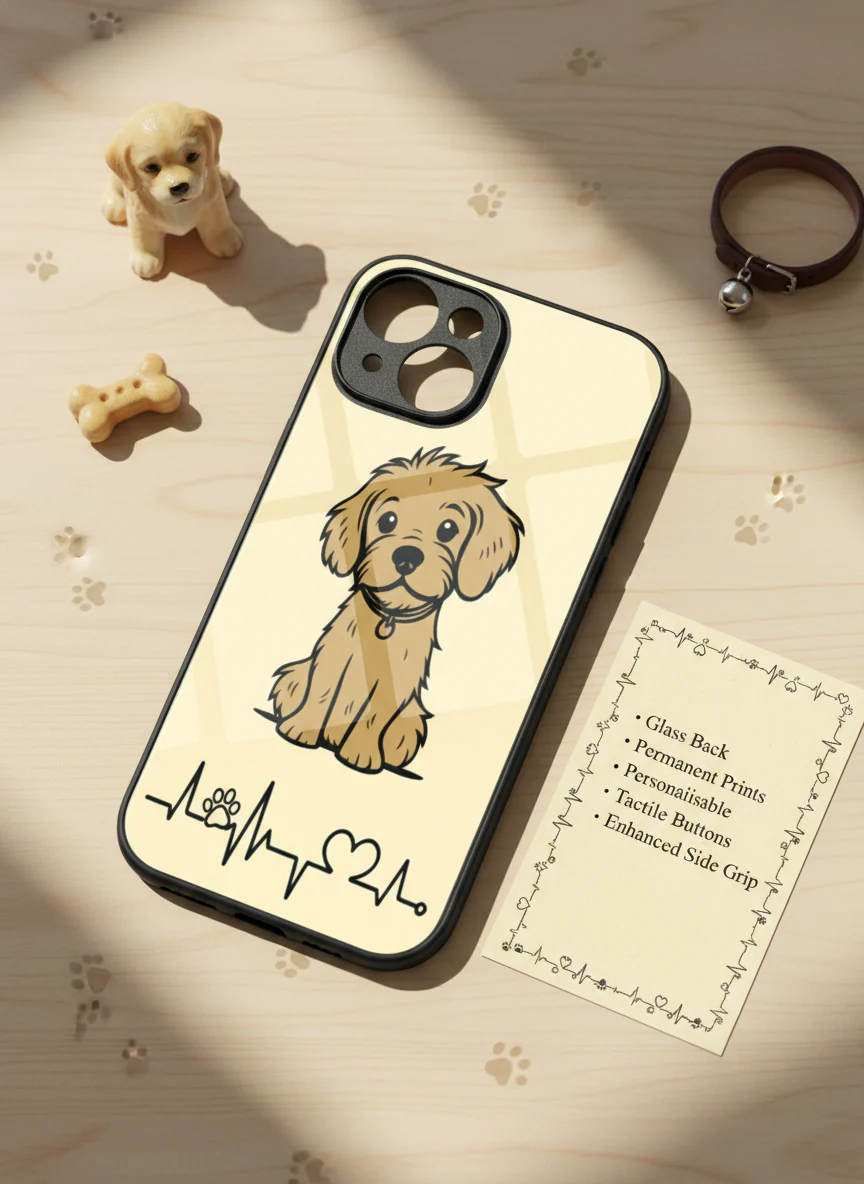 Pawfect Love Premium Glass Back Cover For iPhone 11-17 Models - Image 5