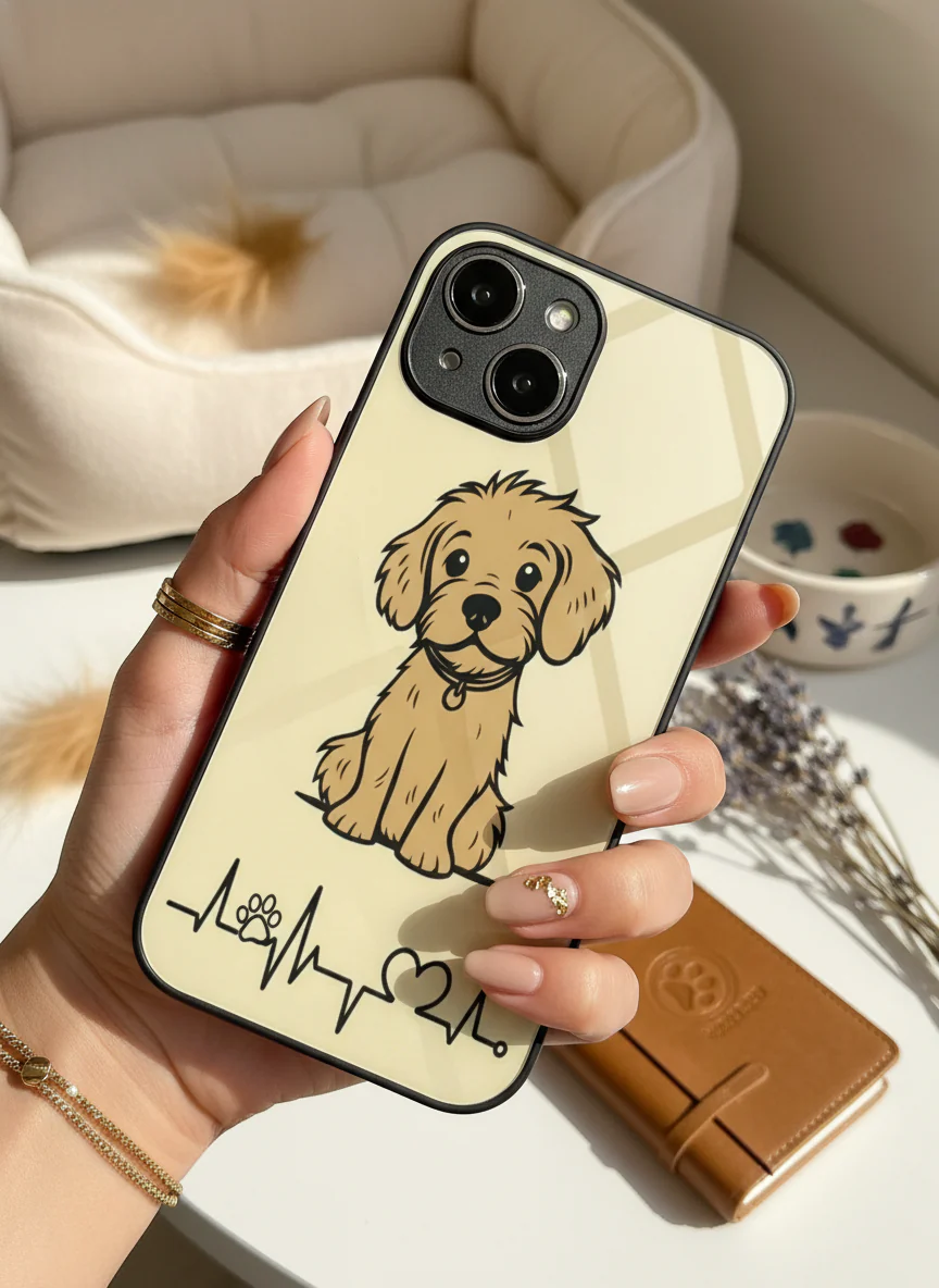 Pawfect Love Premium Glass Back Cover For iPhone 11-17 Models - Image 7