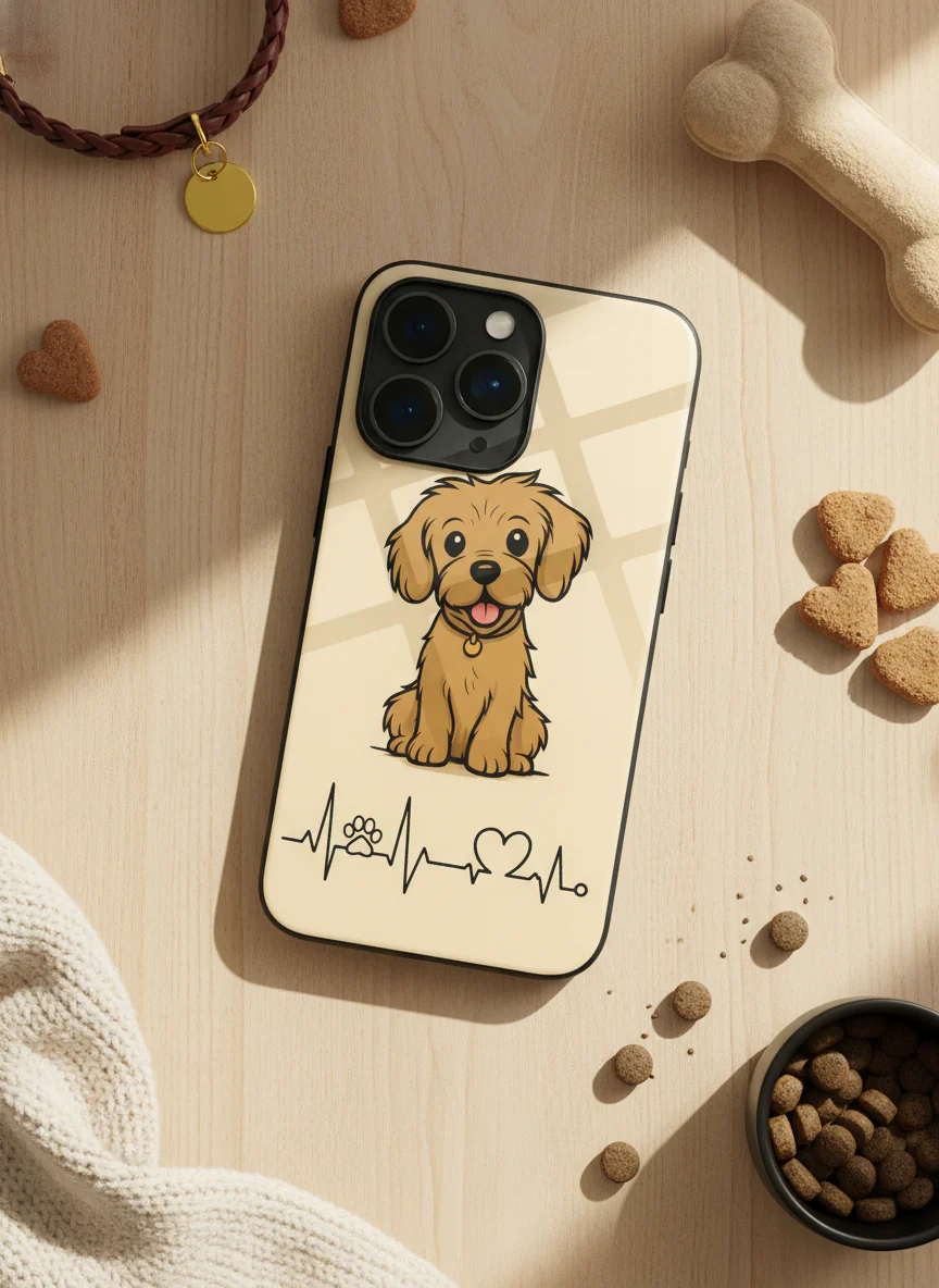 Pawfect Love Premium Glass Back Cover For iPhone 11-17 Models - Image 8