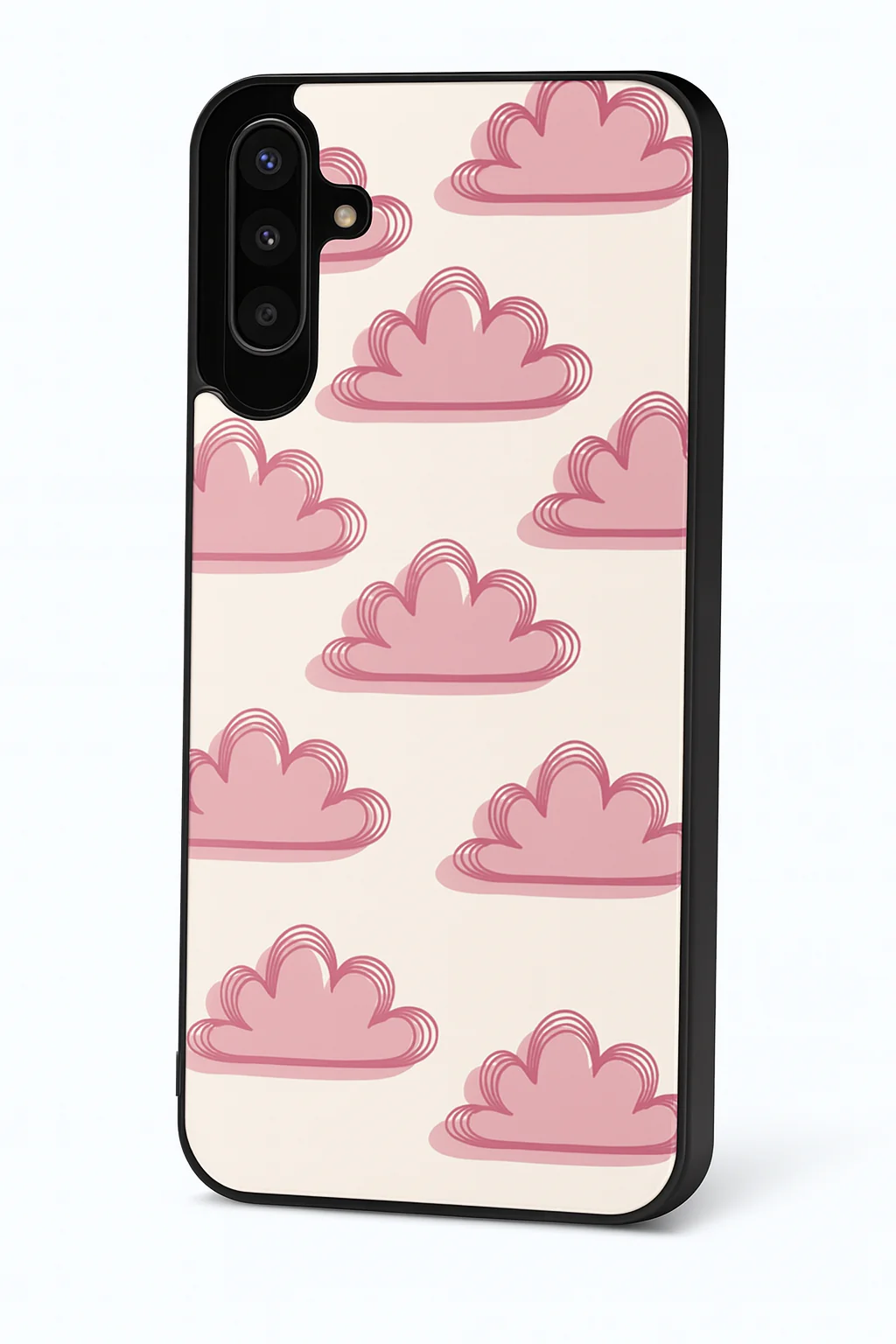 Pink Skies Premium Glass Back Cover For Galaxy S, A, M & F Series - Image 6