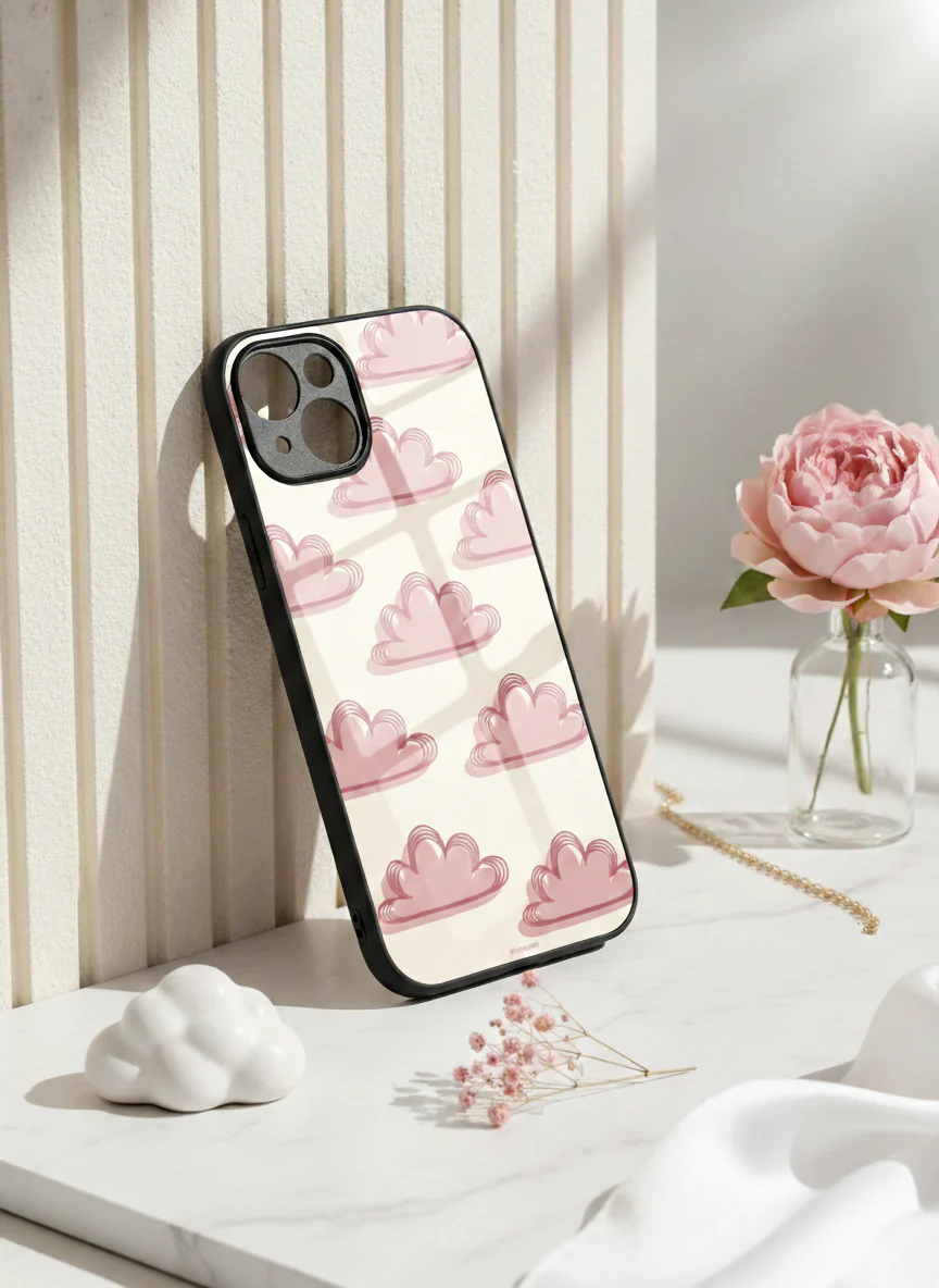Pink Skies Premium Glass Back Cover For iPhone 11-17 Models - Image 15