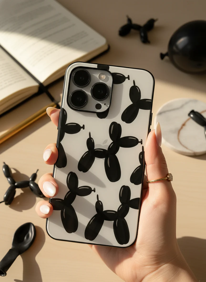 Pop Art Pup Premium Glass Back Cover For iPhone 11-17 Models - Image 10