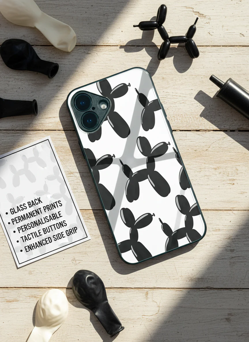Pop Art Pup Premium Glass Back Cover For iPhone 11-17 Models - Image 14