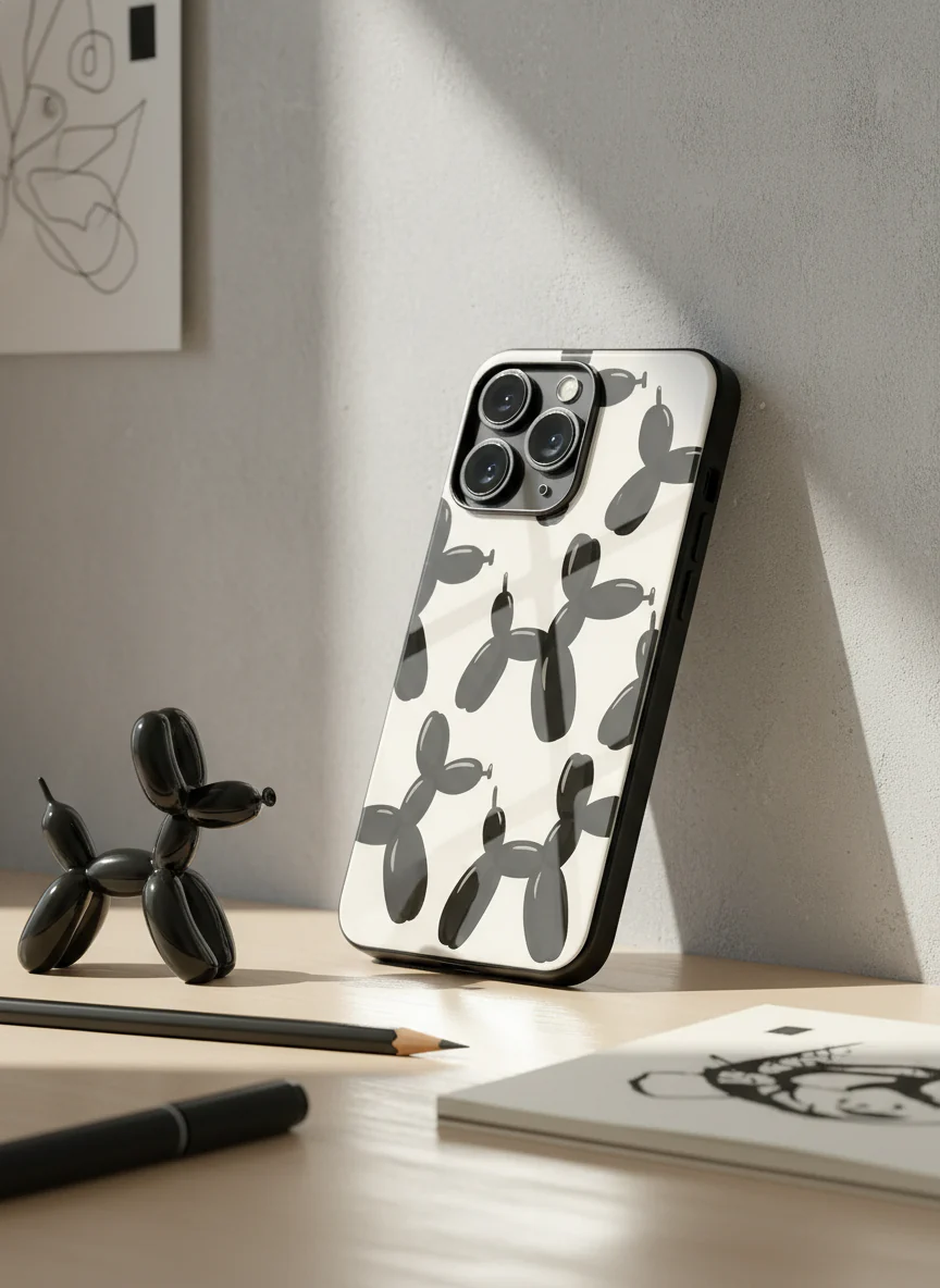 Pop Art Pup Premium Glass Back Cover For iPhone 11-17 Models - Image 9