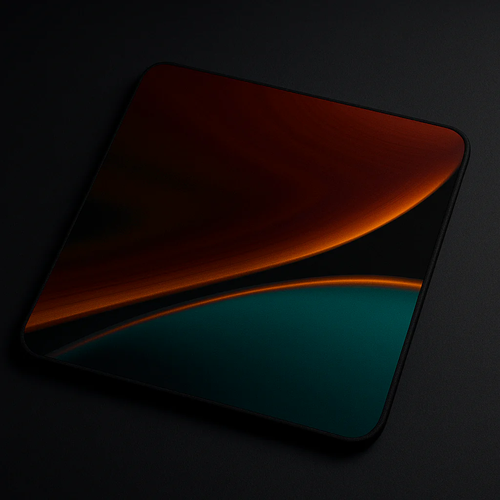 Printed Mouse Pad| Silicon Base | Abstract Lines Graphic | Available in Size - Small, Large - Image 8