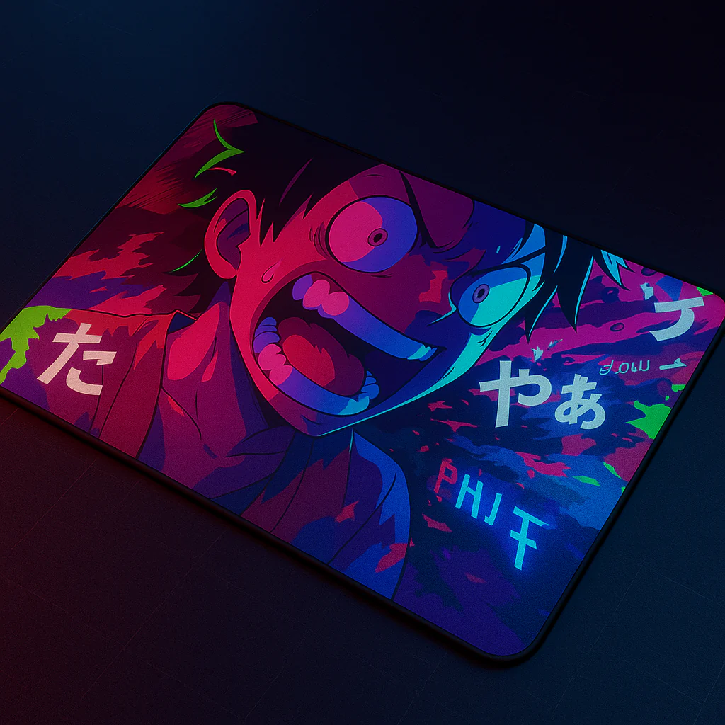 Printed Mouse Pad| Silicon Base | Anime One Piece Graphic | Available in Size - Small, Large - Image 5