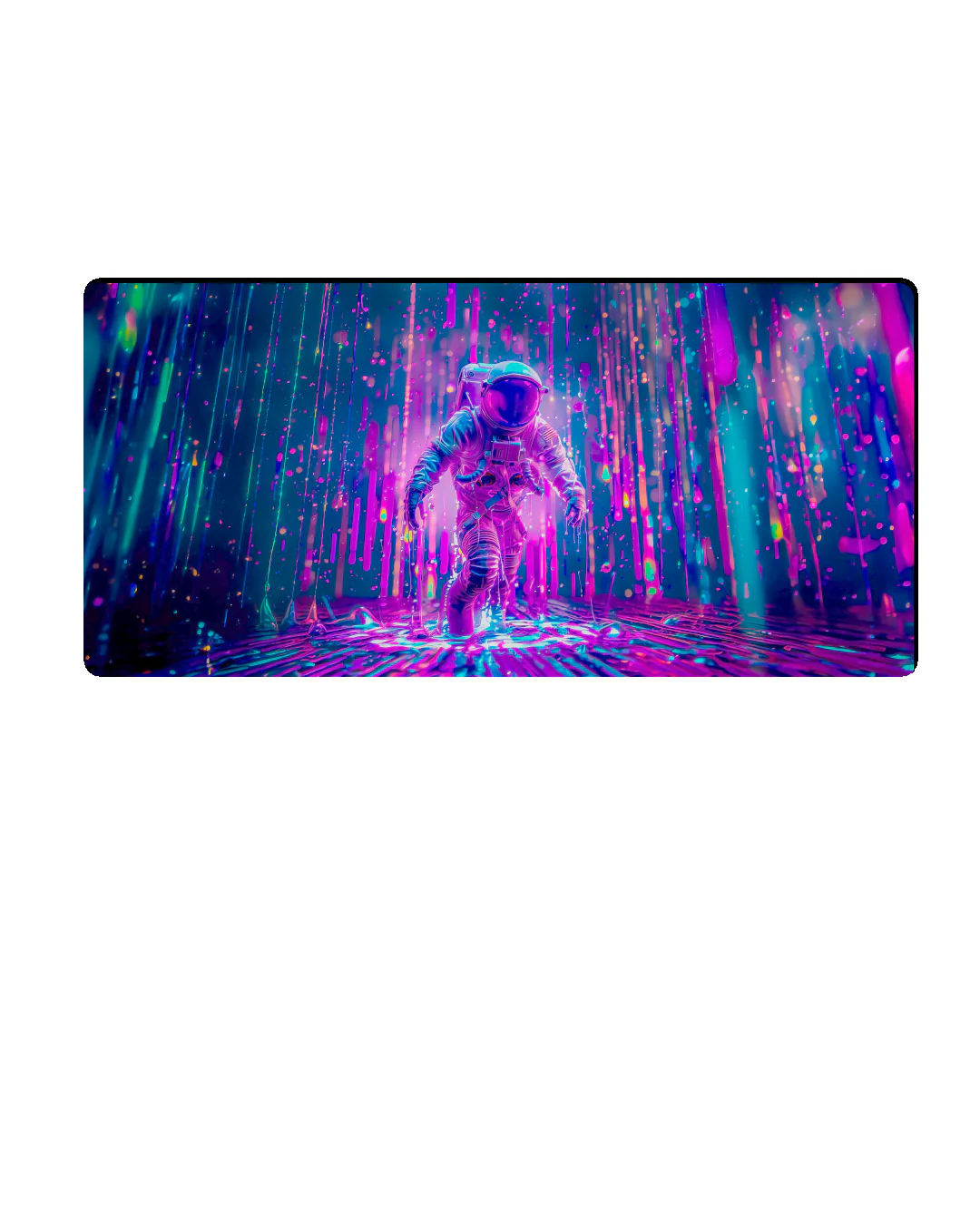 Printed Mouse Pad| Silicon Base | Astronaut In The Ocean Graphic | Available in Size - Small, Large - Image 11