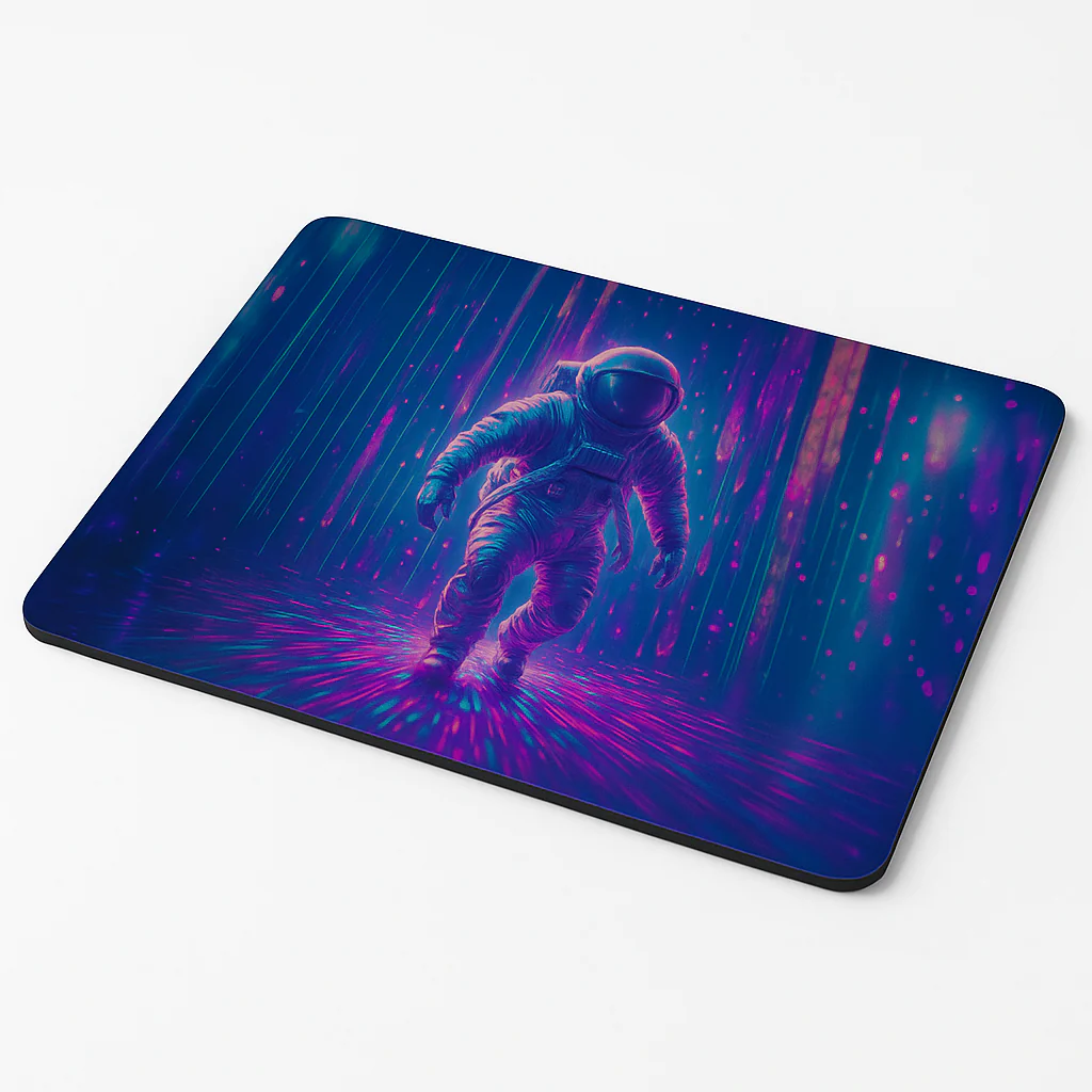 Printed Mouse Pad| Silicon Base | Astronaut In The Ocean Graphic | Available in Size - Small, Large - Image 6