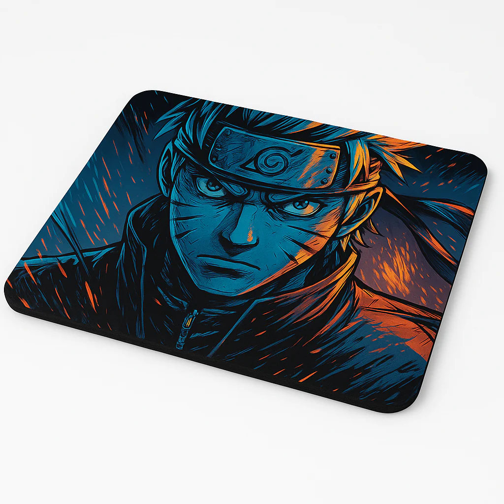 Printed Mouse Pad| Silicon Base | Naruto Anime Graphic | Available in Size - Small, Large - Image 6