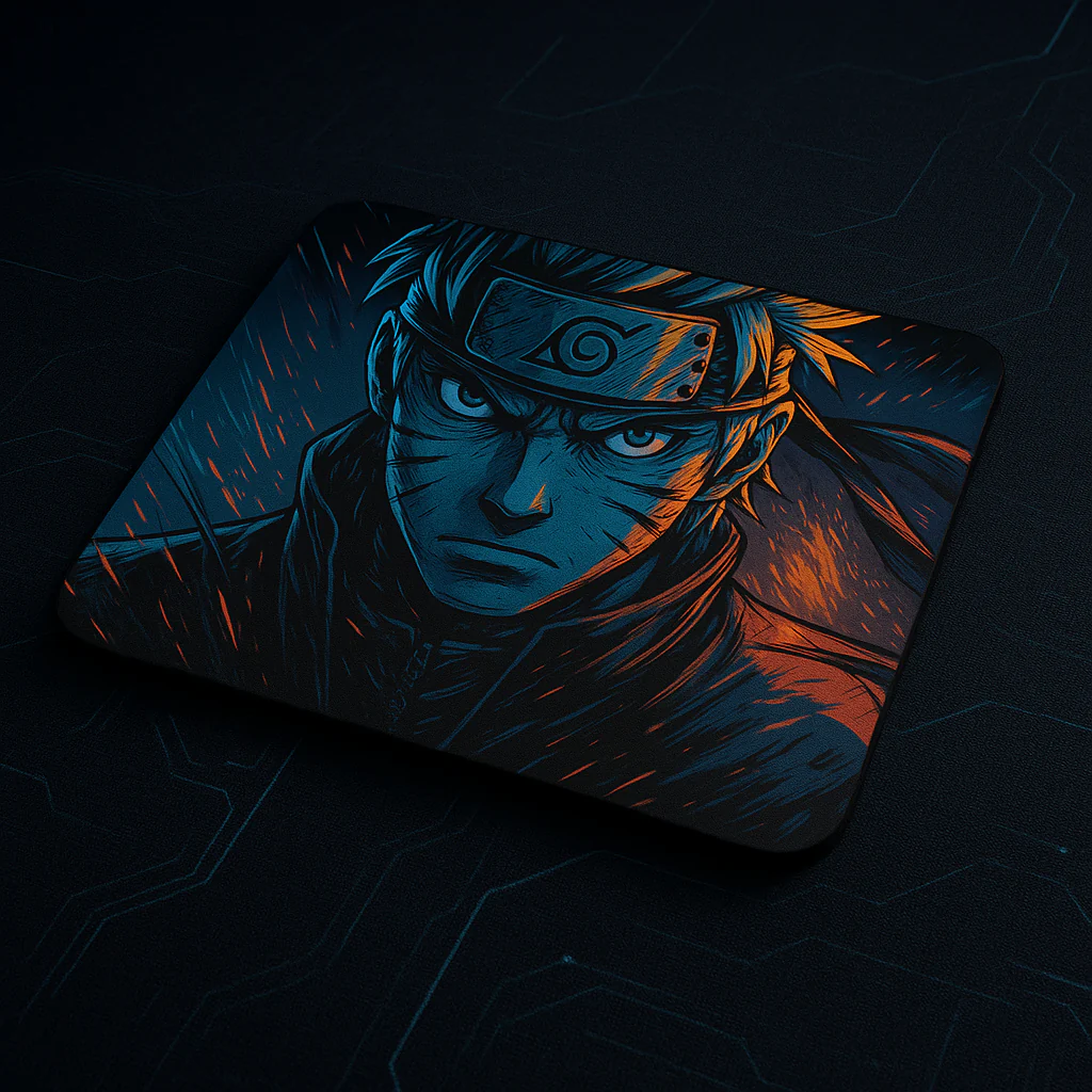 Printed Mouse Pad| Silicon Base | Naruto Anime Graphic | Available in Size - Small, Large - Image 7