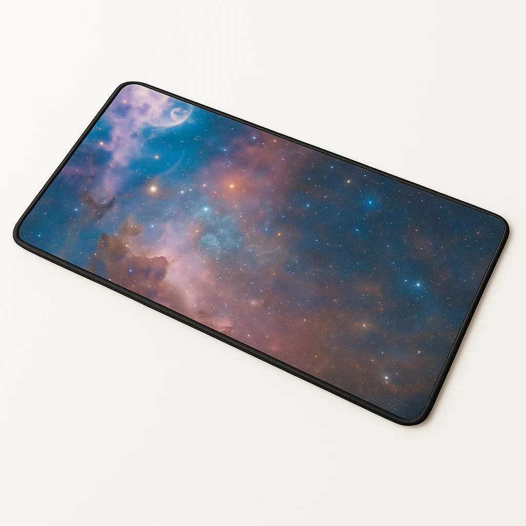 Printed Mouse Pad| Silicon Base | Starry Glaze Graphic | Available in Size - Small, Large - Image 4