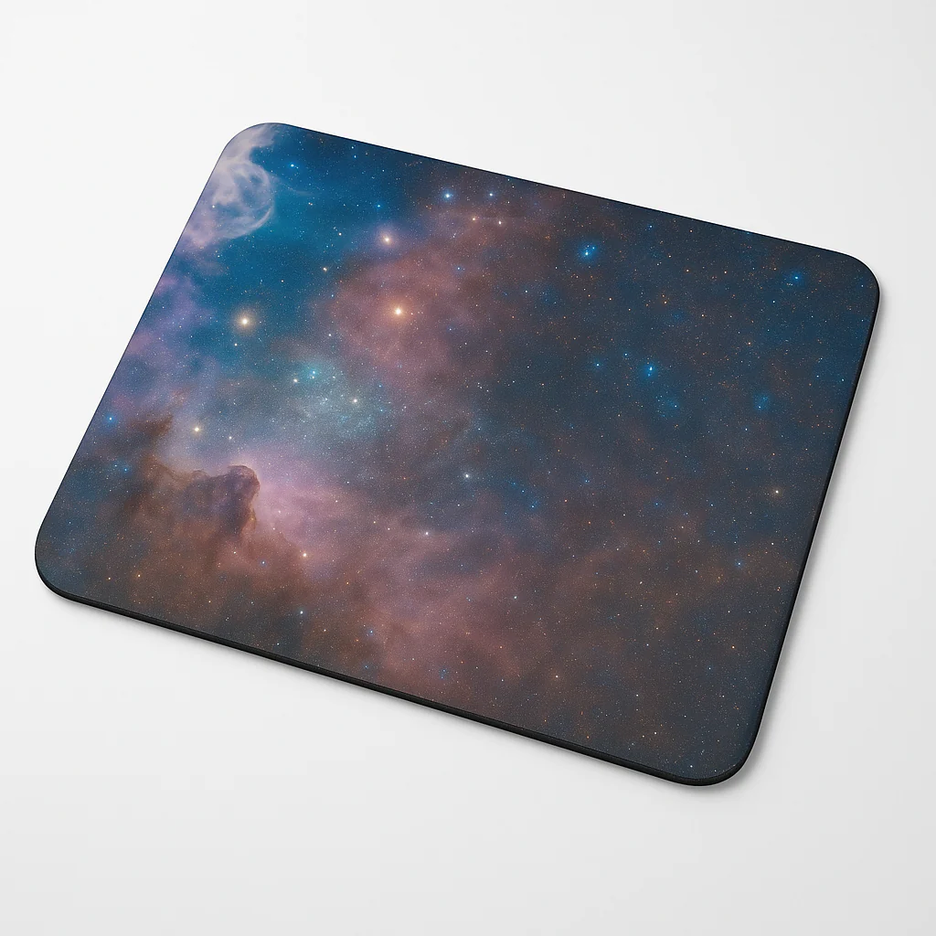 Printed Mouse Pad| Silicon Base | Starry Glaze Graphic | Available in Size - Small, Large - Image 6