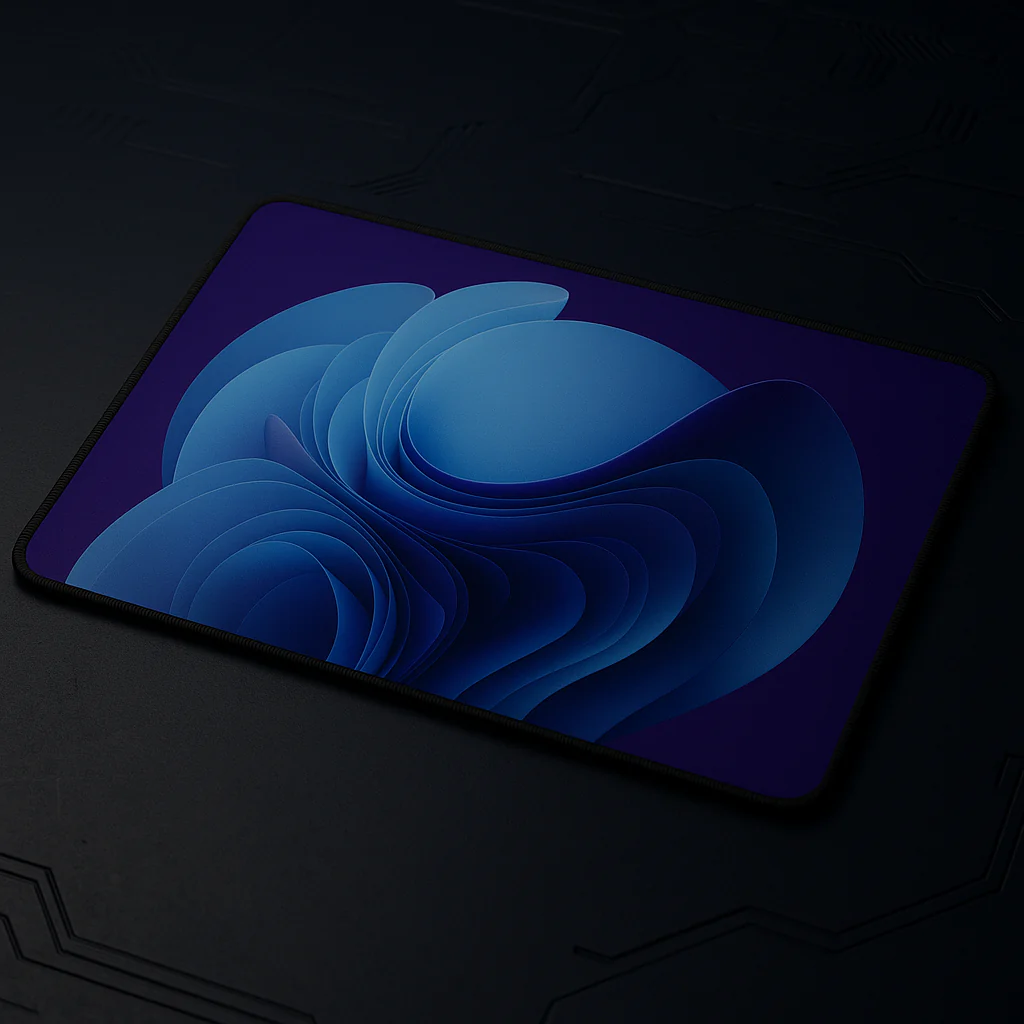 Printed Mouse Pad| Silicon Base | The abstract den Graphic | Available in Size - Small, Large - Image 5