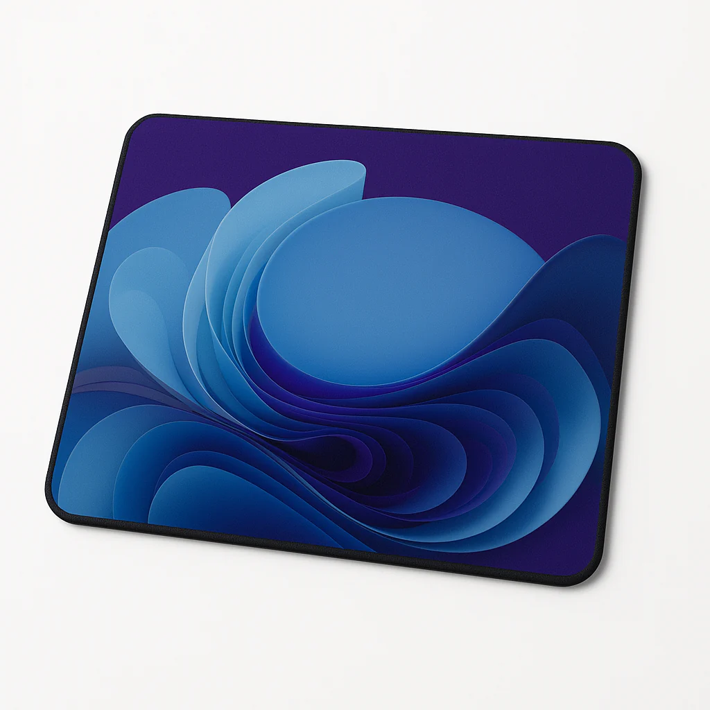 Printed Mouse Pad| Silicon Base | The abstract den Graphic | Available in Size - Small, Large - Image 7