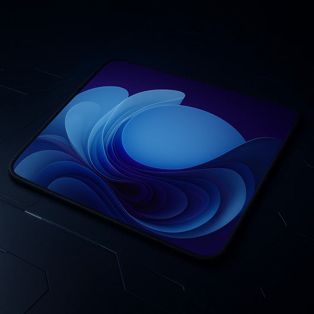 Printed Mouse Pad| Silicon Base | The abstract den Graphic | Available in Size - Small, Large - Image 8