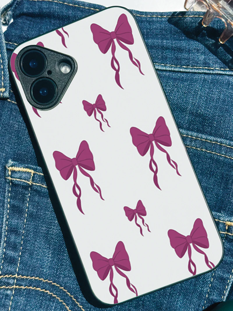Purple Charm Premium Glass Back Cover For iPhone 11-17 Models - Image 4