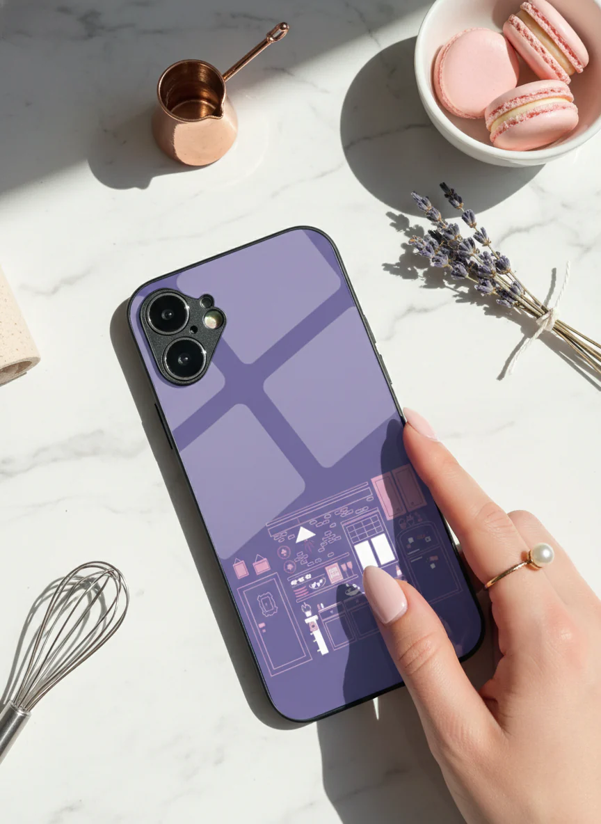FRIENDS Purple Door Dreams Premium Glass Back Cover For iPhone 11-17 Models - Image 14