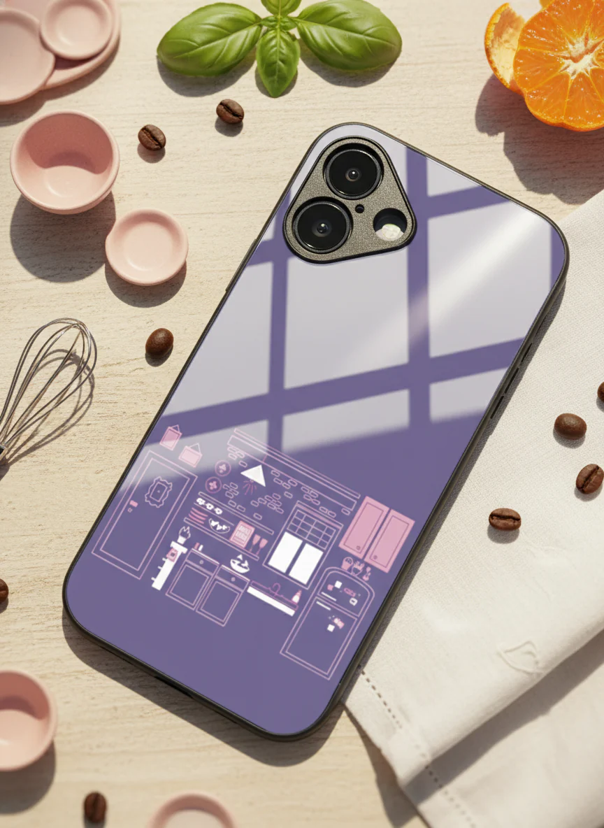 FRIENDS Purple Door Dreams Premium Glass Back Cover For iPhone 11-17 Models - Image 5