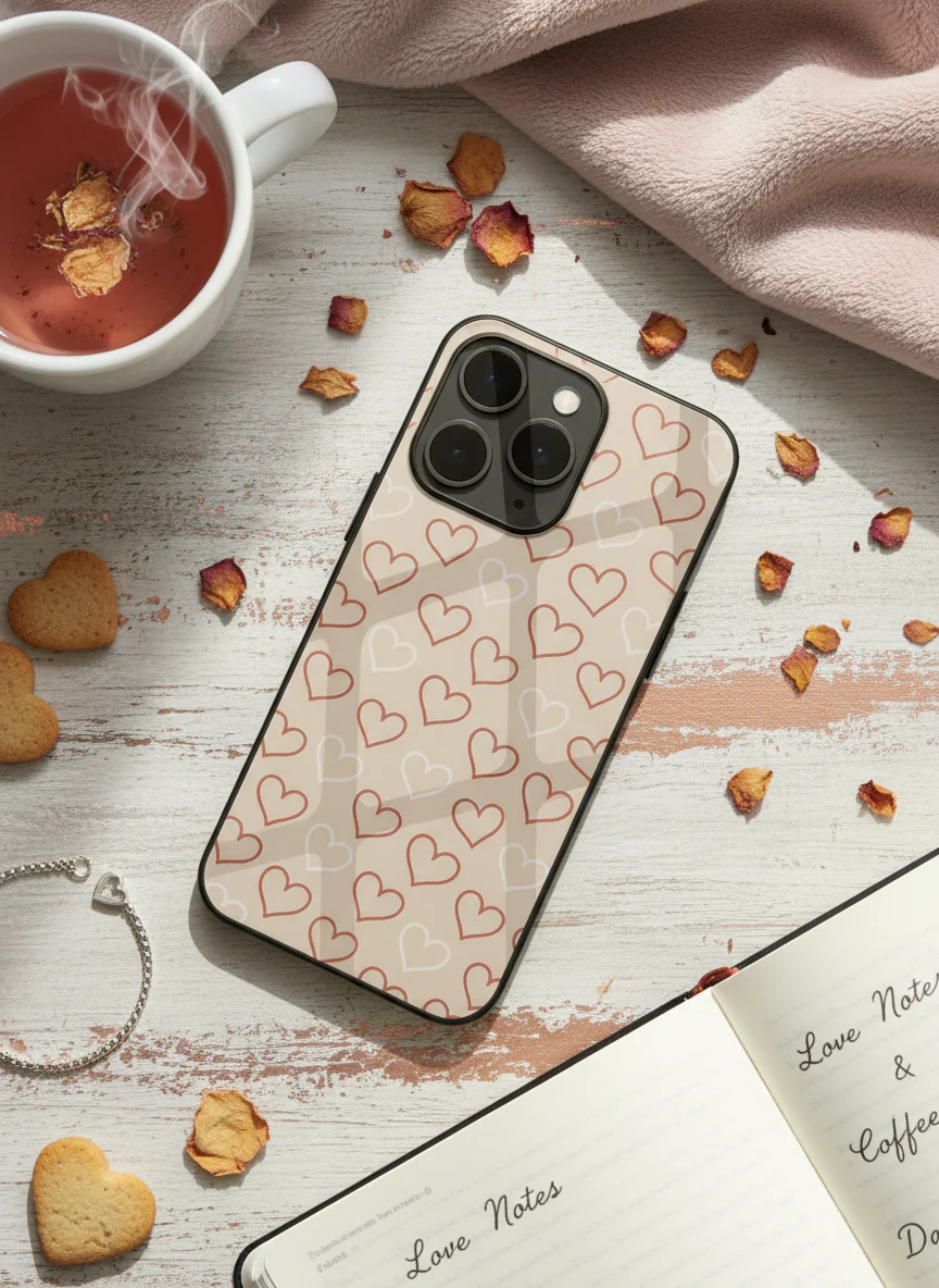 Puzzled Hearts Premium Glass Back Cover For iPhone 11-17 Models - Image 8