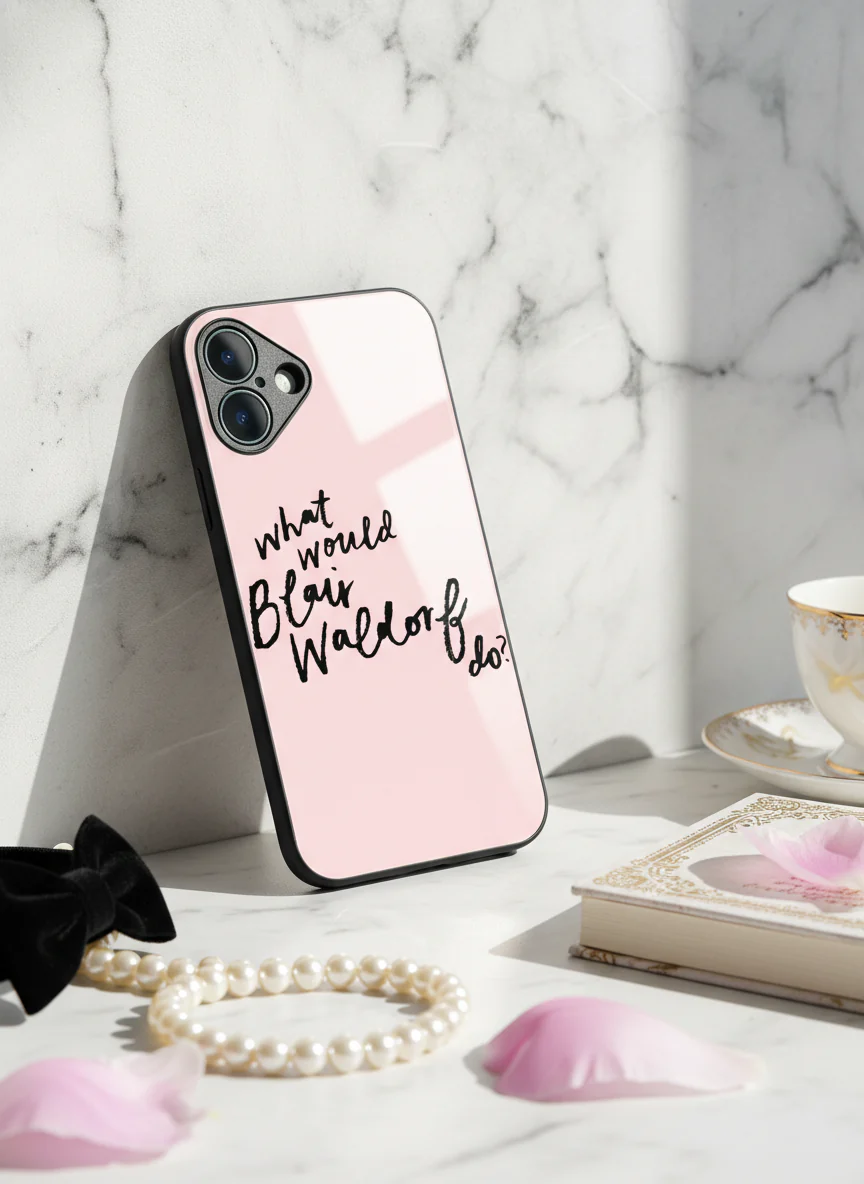 GOSSIP GIRL Queen B Premium Glass Back Cover For iPhone 11-17 Models - Image 6
