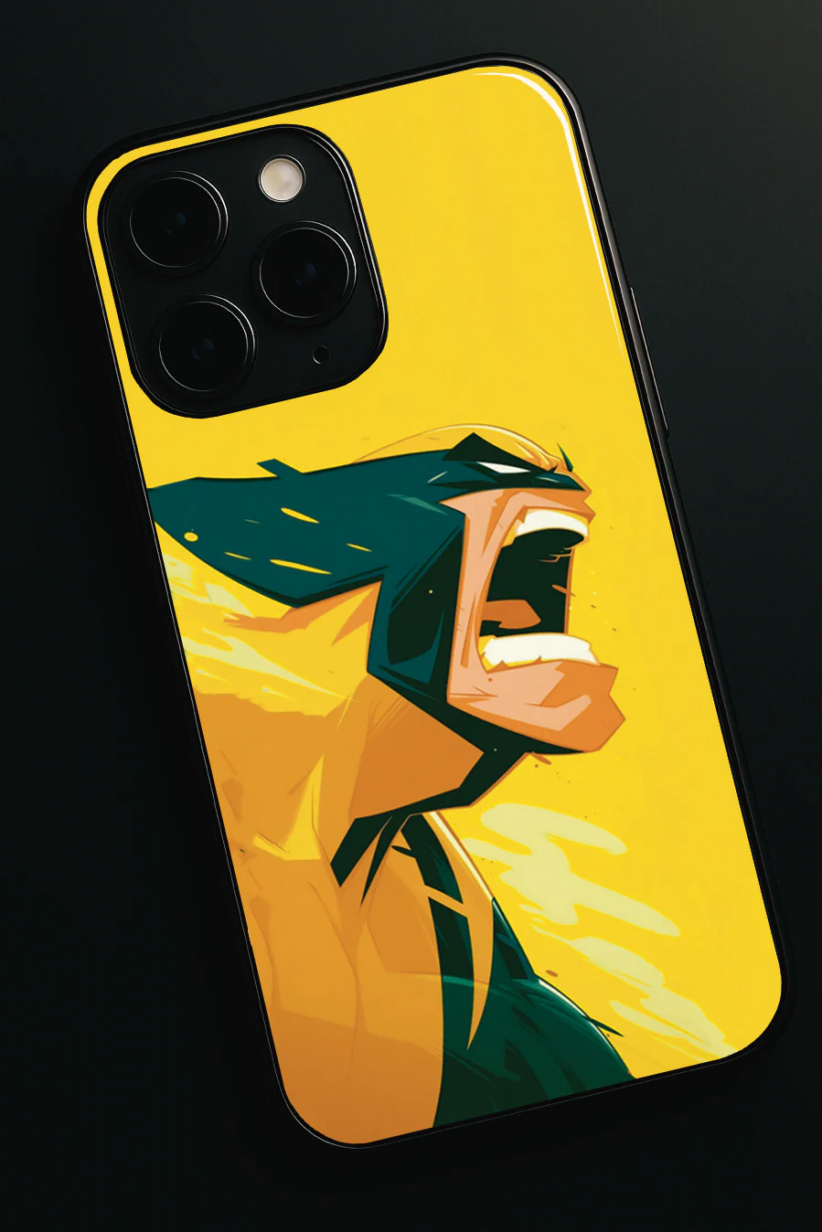 Rage Unleashed Premium Glass Back Cover For iPhone 11-17 Models
