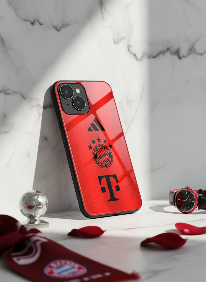 Red Armor Premium Glass Back Cover For iPhone 11-17 Models - Image 3