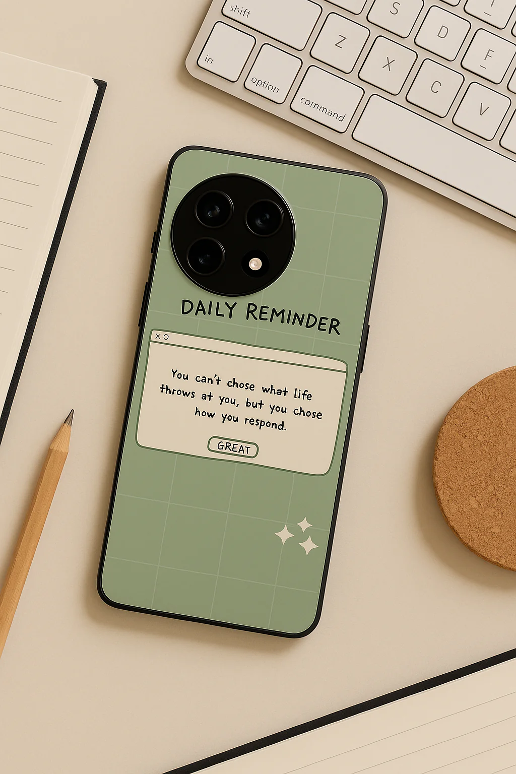 Respond Mode Glass Back Cover For One Plus 13, 12, 11, 10, Nord Series - Image 4